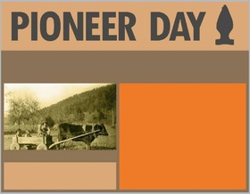 Pioneer day 2018... Ecard... Day of the pioneer! Congratulations !!! Free Download 2025 greeting card