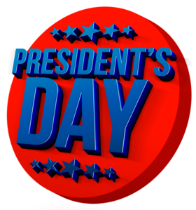 President's day 2019... Stars... On a white background a red circle on which a beautiful inscription with blue letters ... Free Download 2025 greeting card