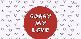 Sorry my love! Cute ecard with any small hearts. Cute ecard with any small hearts. Free Download 2024 greeting card