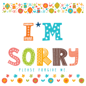 The colorful ecard! New ecard. ClipArt. Can you forgive me, my friend? Free Download 2025 greeting card