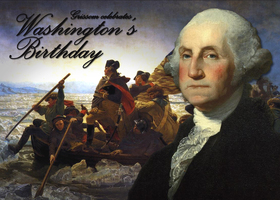 Washington's birthday 2019 Washington's birthday 2019... Greeting card... Free Download 2025 greeting card