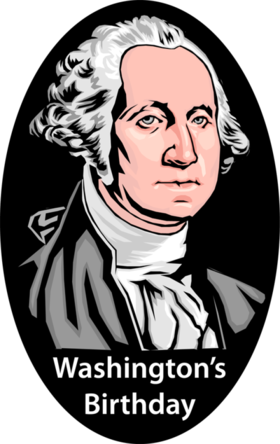 Washington's birthday Washington's birthday... Have a good day!!! Free Download 2025 greeting card