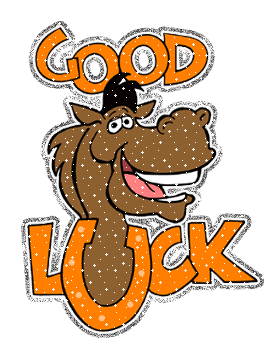 Lucky horse! Gif ecard! Good luck for you from this happy horse. Free Download 2024 greeting card